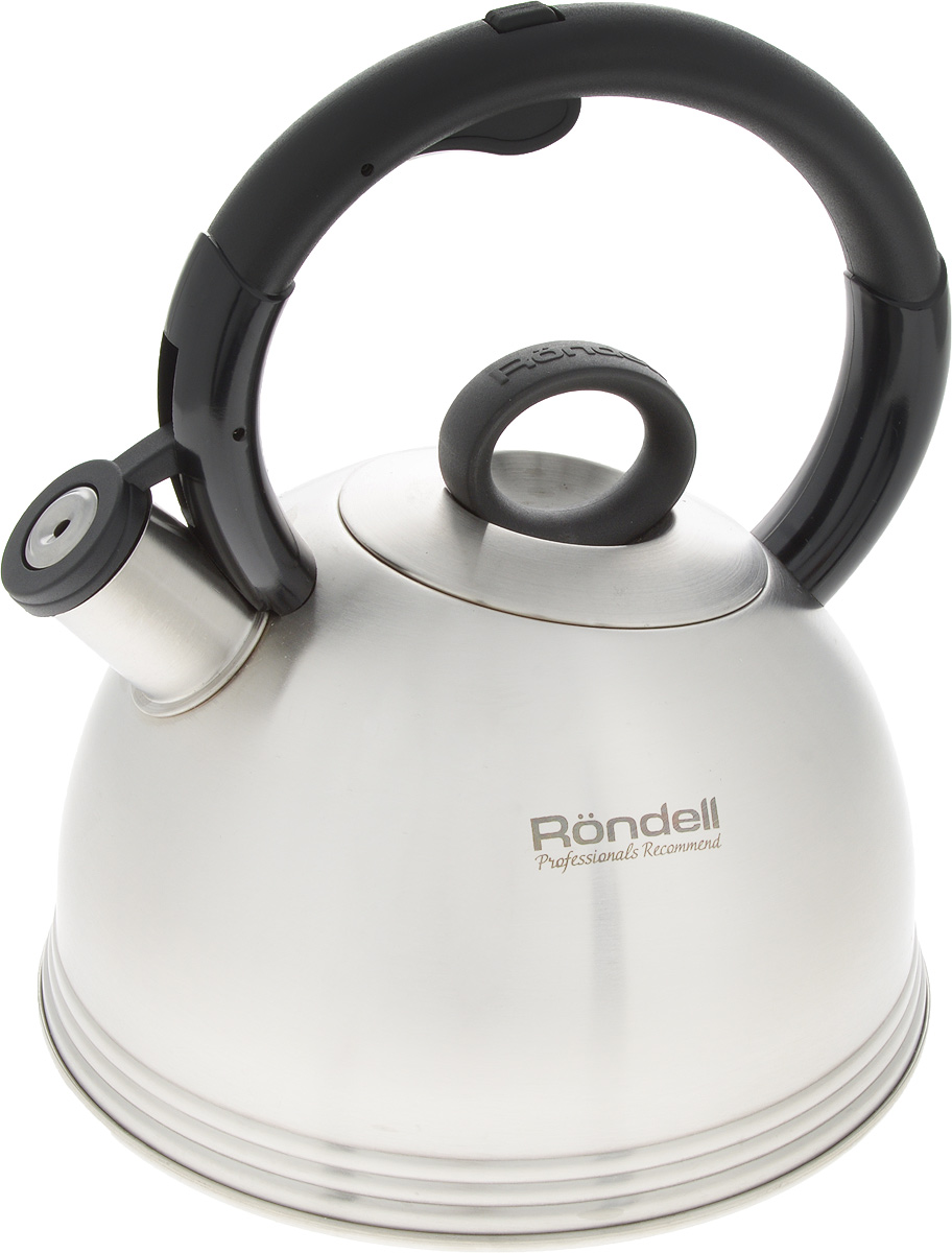 Чайник Rondell Premiere, со свистком, 2,4 лVT-1520(SR) Чайник Rondell Premiere, со свистком, 2,4 лVT-1520(SR)Чайник Rondell Premiere изготовлен из высококачественной нержавеющей стали 18/10 с матовой полировкой. Нержавеющая сталь обладает высокой устойчивостью к коррозии, не вступает в реакцию с холодными и горячими продуктами и полностью сохраняет их вкусовые качества.Чайник оснащен фиксированной ручкой из бакелита. Носик чайника имеет откидной свисток, звуковой сигнал которого подскажет, когда закипит вода.Благодаря чайнику Rondell Premiere, вы будете постоянно ощущать тепло и уют на вашей кухне.Подходит для всех типов плит, включая индукционные. Можно мыть в посудомоечной машине. Диаметр (по верхнему краю): 9,5 см. Высота (без учета ручки и крышки): 13 см. Высота (с учетом ручки): 23 см.