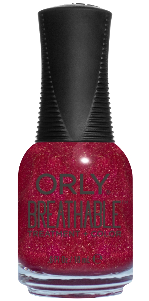 Orly Профессиональный дышащий уход (цвет) за ногтями 904 STRONGER THAN EVER 18 мл30337 Orly Профессиональный дышащий уход (цвет) за ногтями 904 STRONGER THAN EVER 18 мл30337Бренд ORLY разработал первый профессиональный цветной дышащий уход за ногтями BREATHABLE. Инновационная дышащая технология BREATHABLE создаёт на ногте проницаемую пленку, позволяющую кислороду, влаге и активным ингредиентам препарата достигать поверхности ногтя. BREATHABLE от ORLY — уход и цвет в одном флаконе!Преимущества BREATHABLE от ORLY: 1. Способствует росту и укреплению ногтей благодаря дышащей технологии и формуле с аргановым маслом, витамином С и провитамином В5. 2. Формула «Все в одном» позволяет наносить BREATHABLE без использования базового и верхнего покрытий. 3. Запатентованная плоская кисть для удобного нанесения. · 4. Стойкость.Палитра BREATHABLE от ORLY — это роскошные оттенки и прозрачный блеск-уход для ультраглянца.Стильный маникюр и профессиональный уход – это новинка BREATHABLE от ORLY!