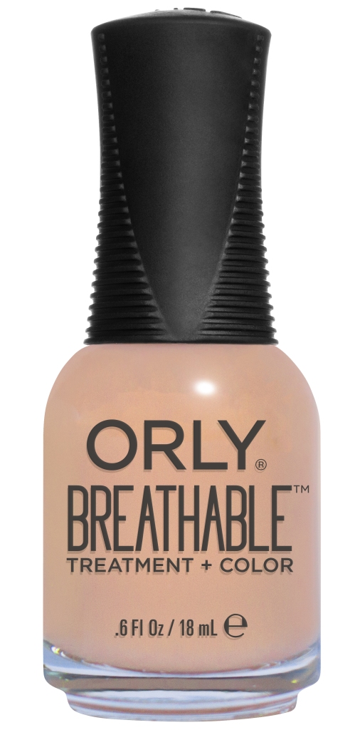 Orly Профессиональный дышащий уход (цвет) за ногтями 907 NOURISHING NUDE 18 млB2864000 Orly Профессиональный дышащий уход (цвет) за ногтями 907 NOURISHING NUDE 18 млB2864000Бренд ORLY разработал первый профессиональный цветной дышащий уход за ногтями BREATHABLE. Инновационная дышащая технология BREATHABLE создаёт на ногте проницаемую пленку, позволяющую кислороду, влаге и активным ингредиентам препарата достигать поверхности ногтя. BREATHABLE от ORLY — уход и цвет в одном флаконе!Преимущества BREATHABLE от ORLY: 1. Способствует росту и укреплению ногтей благодаря дышащей технологии и формуле с аргановым маслом, витамином С и провитамином В5. 2. Формула «Все в одном» позволяет наносить BREATHABLE без использования базового и верхнего покрытий. 3. Запатентованная плоская кисть для удобного нанесения. · 4. Стойкость.Палитра BREATHABLE от ORLY — это роскошные оттенки и прозрачный блеск-уход для ультраглянца.Стильный маникюр и профессиональный уход – это новинка BREATHABLE от ORLY!