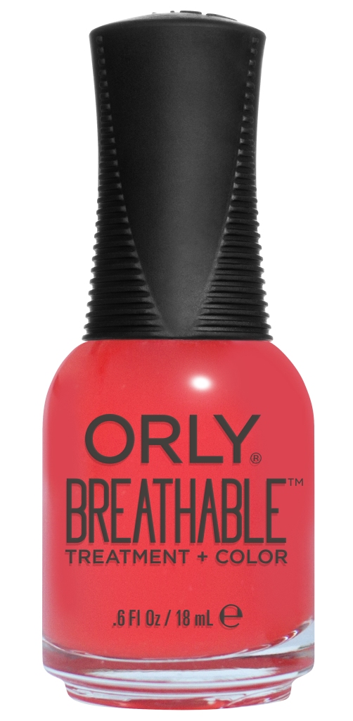 Orly Профессиональный дышащий уход (цвет) за ногтями 916 BEAUTY ESSENTIAL 18 млB2864100 Orly Профессиональный дышащий уход (цвет) за ногтями 916 BEAUTY ESSENTIAL 18 млB2864100Бренд ORLY разработал первый профессиональный цветной дышащий уход за ногтями BREATHABLE. Инновационная дышащая технология BREATHABLE создаёт на ногте проницаемую пленку, позволяющую кислороду, влаге и активным ингредиентам препарата достигать поверхности ногтя. BREATHABLE от ORLY — уход и цвет в одном флаконе!Преимущества BREATHABLE от ORLY: 1. Способствует росту и укреплению ногтей благодаря дышащей технологии и формуле с аргановым маслом, витамином С и провитамином В5. 2. Формула «Все в одном» позволяет наносить BREATHABLE без использования базового и верхнего покрытий. 3. Запатентованная плоская кисть для удобного нанесения. · 4. Стойкость.Палитра BREATHABLE от ORLY — это роскошные оттенки и прозрачный блеск-уход для ультраглянца.Стильный маникюр и профессиональный уход – это новинка BREATHABLE от ORLY!