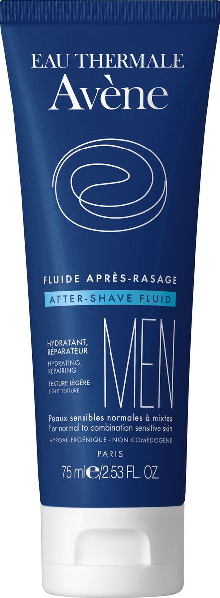 Avene Men Лосьон после бритья, 75 млC51245 Avene Men Лосьон после бритья, 75 млC51245Мгновенно успокаивает раздраженную кожу и снимает риск возникновения бактерий от микропорезов.Без спирта, без парабенов.Преимущества:- Восстановление: Восстанавливает кожу, поврежденную во время бритья.- Очищение: Очищает кожу и сокращает риск возникновения бактерий при микропорезах.- Матирующее действие: активный ингредиент натурального происхождения регулирует выделение кожного сала.-Успокаивающее действие: Успокаивающие и снимающие раздражение свойства термальной воды Avene придают коже настоящее ощущение комфорта.