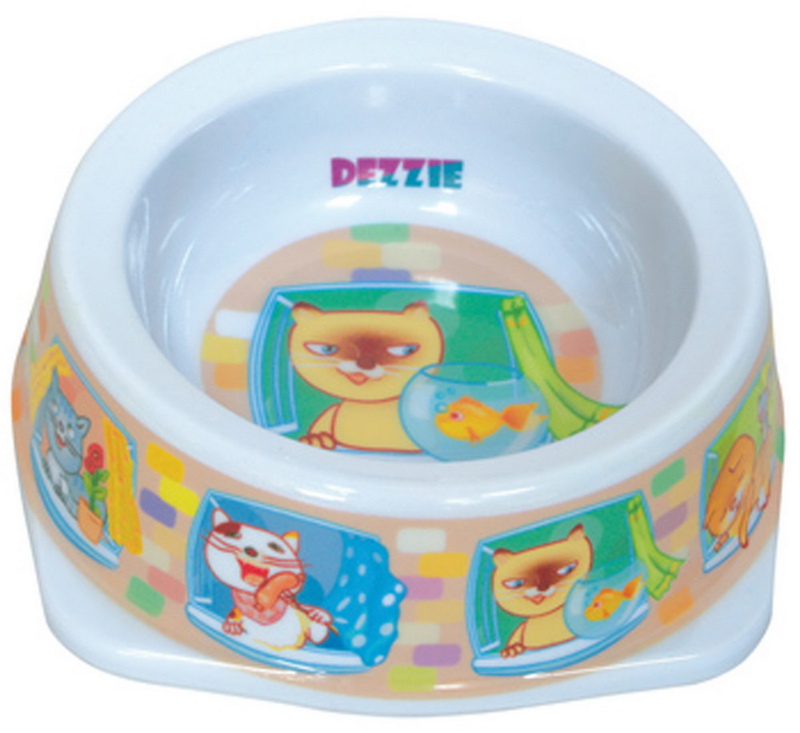 Миска для кошек Dezzie Гурман, 150 мл0120710 Миска для кошек Dezzie Гурман, 150 мл0120710Миска для кошек Dezzie Гурман, выполненная из пластика и оформленная красочным изображением, отличается легкостью и удобством применения. Она легко моется и быстро высыхает. Миска имеет резиновые антискользящие вставки. Размер миски: 12,5 x 12,5 x 4,5 см.Объем миски: 150 мл.