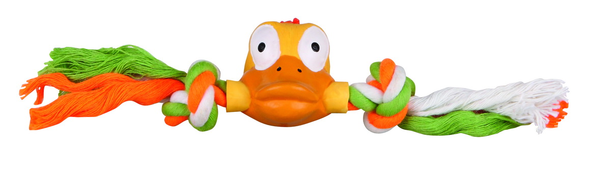 Игрушка для собак Dezzie Утка на веревке, длина 20 см0120710 Игрушка для собак Dezzie Утка на веревке, длина 20 см0120710Игрушка для собак Dezzie Утка на веревке изготовлена из латекса в виде утки с текстильными веревками. Она безопасна для здоровья животного. Латекс не твердеет под действием желудочного сока, поэтому игрушку можно смело покупать даже самым маленьким щенкам.Очаровательная игрушка обеспечит досуг собаке и не позволит ей скучать. Длина игрушки: 20 см.