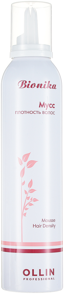 Ollin Professional Мусс плотность волос BioNika Mousse Hair Density - 250 млMP59.3D Ollin Professional Мусс плотность волос BioNika Mousse Hair Density - 250 млMP59.3DOllin BioNika Mousse Hair Density - Мусс плотность волос. Несмываемый мусс для моментального увеличения плотности и густоты волос. Содержащийся в составе креатин и D-пантенол проникают глубоко внутрь волос, восстанавливает структуру и не утяжеляет их. Придает эластичность и блеск, защищает от вредных воздействий окружающей среды. Не перегружает волосы и может использоваться вместо кондиционера. Придает волосам упругость и прекрасно подходит для всех типов волос.