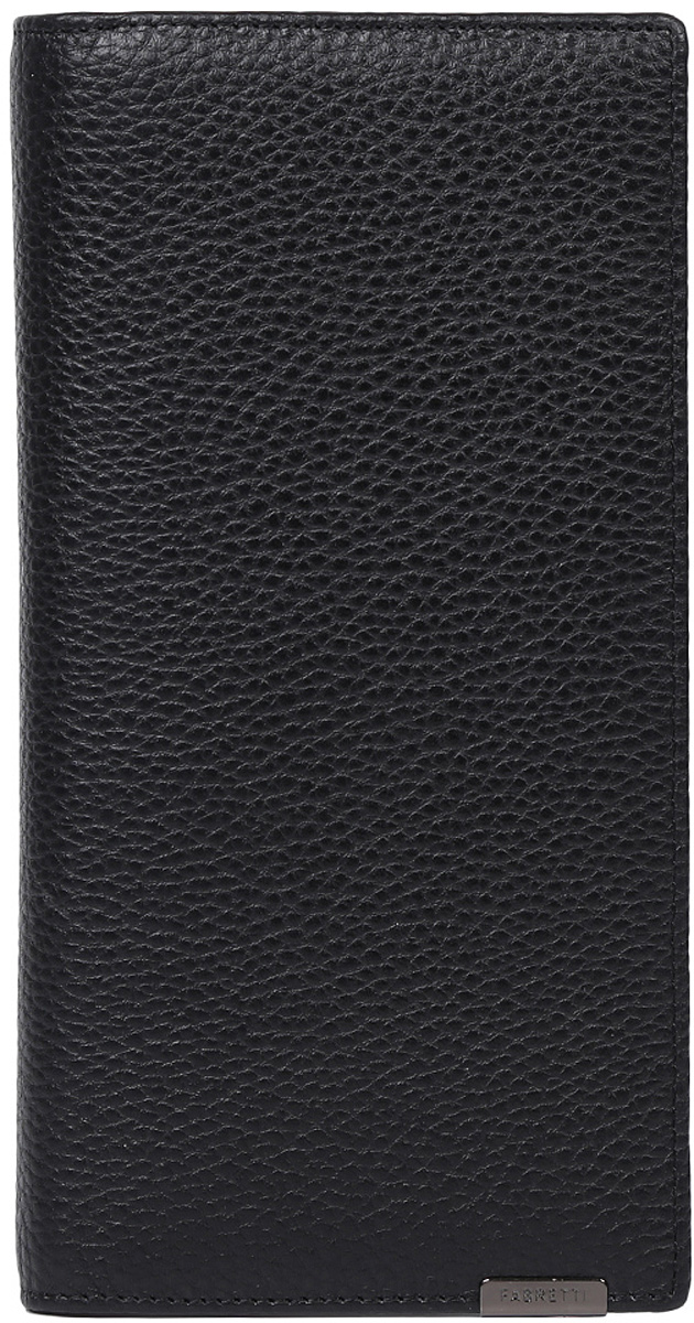 Кошелек мужской Fabretti, цвет: черный. 72519-blackINT-06501 Кошелек мужской Fabretti, цвет: черный. 72519-blackINT-06501Классический мужской кошелек от итальянского бренда Fabretti выполнен из натуральной пористой кожи, которая имеет мягкую и приятную на ощупь фактуру. Внутри изделия находятся три отделения для купюр, одно из которых закрывается на молнию. Вы с легкостью сможете расположить кредитные и дисконтные карты с помощью 9 отделений, а также любимую фотографию. Внутри имеется удобный карман для мелочи, который закрывается на заклепку.