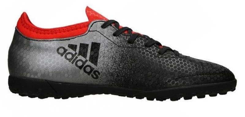 Бутсы для мальчика adidas X tango 16.3 tf j, цвет: черный, серый. BA9736. Размер 28RUC-01 Бутсы для мальчика adidas X tango 16.3 tf j, цвет: черный, серый. BA9736. Размер 28RUC-01Бутсы для мальчика Adidas X tango 16.3 tf j с верхом, выполненным из текстиля и резины. Верх techfit обеспечивает идеальную посадку без дополнительного разнашивания. Классическая шнуровка фиксирует модель на стопе. Стелька, выполненная из мягкого текстиля, обеспечивает комфорт и отличную амортизацию. Легкая подошва Cage Chaos для лучшего чувства поверхности и взрывной скорости на твердых покрытиях, таких как искусственный газон с коротким синтетическим ворсом.