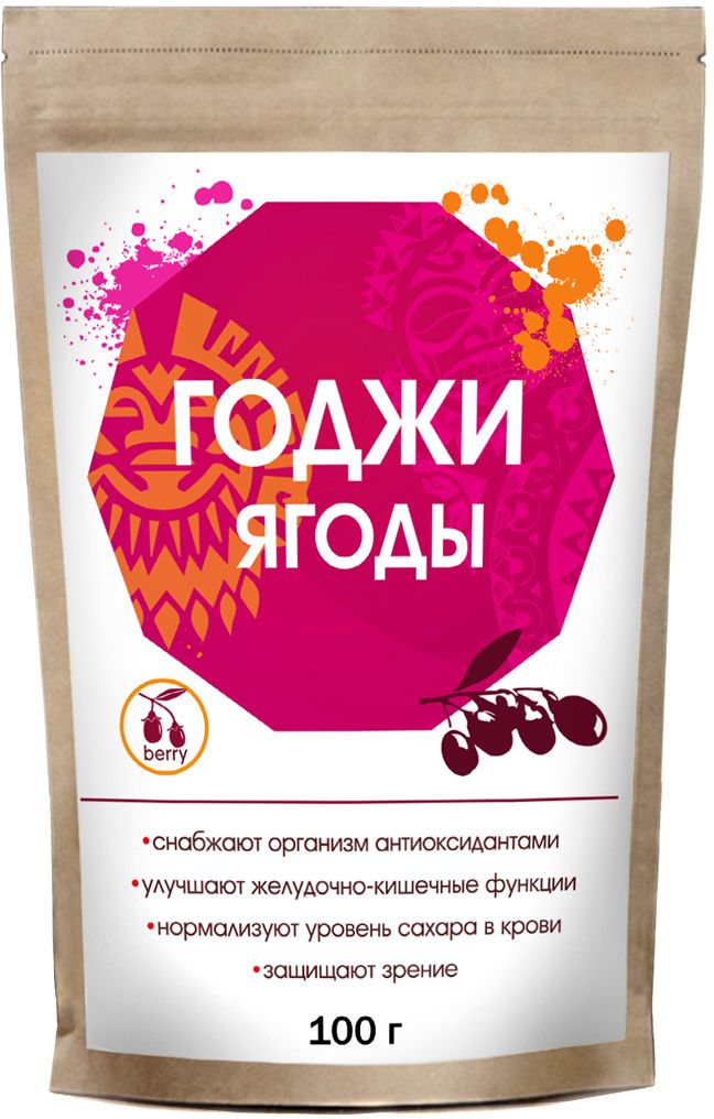 Greenbuffet ягоды годжи целые, 100 г1770253 Greenbuffet ягоды годжи целые, 100 г1770253Ягоды Годжи снабжают организм антиоксидантами, нормализуют уровень сахара в крови, защищают зрение. Богаты витамином С, что способствует повышению иммунитета. Улучшают желудочно-кишечные функции, что обуславливает их частое применение в диетах.