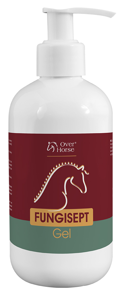 Гель для лошадей Over Horse Fungisept Gel, для защиты кожи, 250 мл0120710 Гель для лошадей Over Horse Fungisept Gel, для защиты кожи, 250 мл0120710Новейший препарат для лечения дерматомикозов! Содержит эффективный запатентованный комплекс веществ, снижающий рост грибов. Способствует регенерации кожи и росту волос на месте повреждения, обогащен маслом чайного дерева и содержит в своем составе прополис, который защищает пораженные участки от вторичных бактериальных инфекций и поддерживает процессы заживления. Наносить на пораженные участки 2-3 раза в день до полного устранения симптомов.
