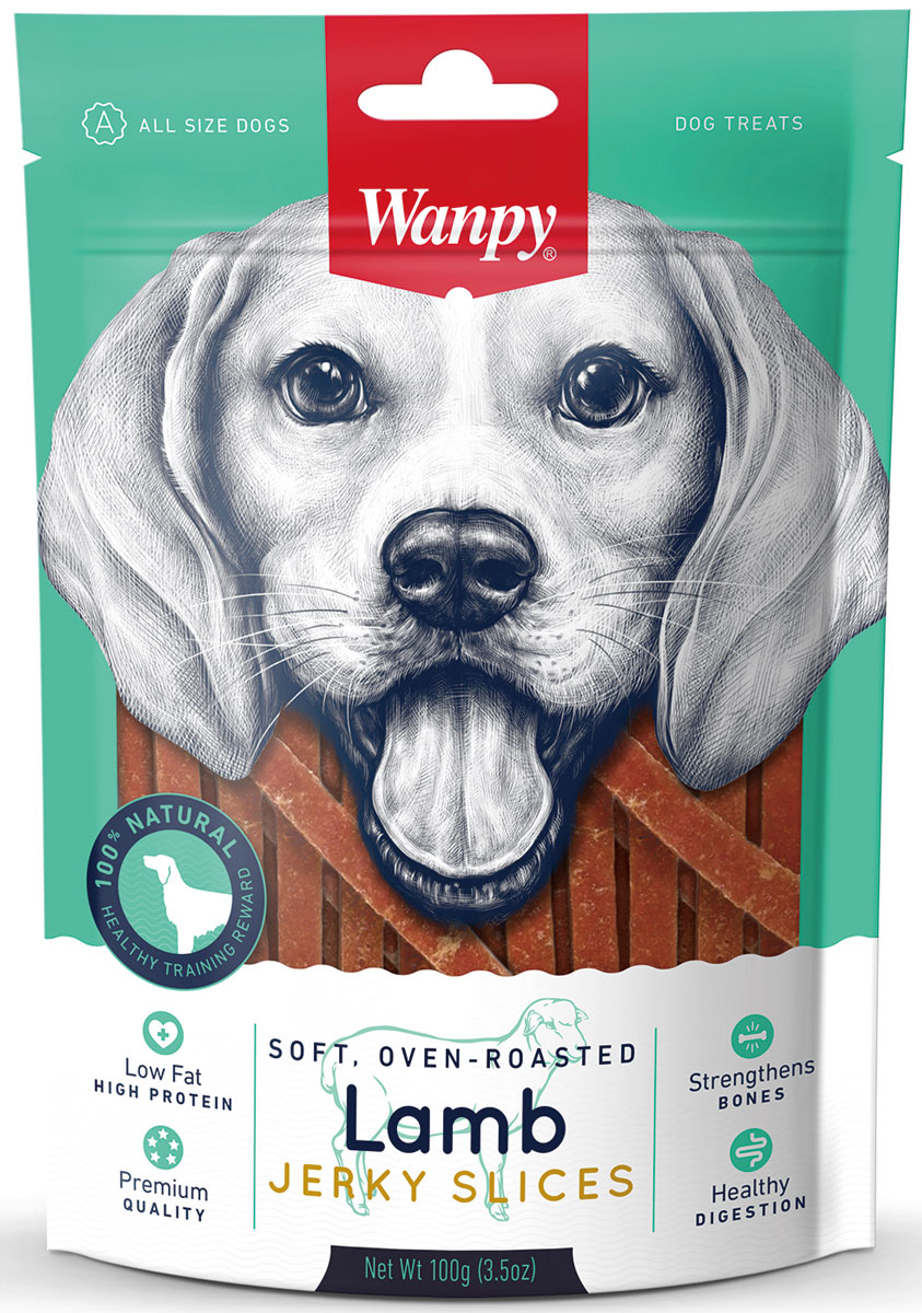Лакомство для собак Wanpy Dog, соломка из мяса ягненка, 100 г0120710 Лакомство для собак Wanpy Dog, соломка из мяса ягненка, 100 г0120710Соломка из мяса ягненка - вкусное и натуральное лакомство для собак. Внимание! Абсорбент, находящийся внутри упаковки не подлежит скармлениюживотным, предназначен для предотвращения образования влаги внутриупаковки.Анализ компонентов: сырой белок 38,0%; сырой жир 17,0%;клетчатка 0,5%; зола 6,0%; влага 15,0%. Состав: ягненок, утка, глицерин, крахмал, сорбитол, растительный белок, пшеничная мука, соль, чесночный порошок, содержит разрешенные ЕС красители. Рекомендации по кормлению: давать в видедополнения к основному питанию. Свежая вода всегда должна быть доступнавашему питомцу.