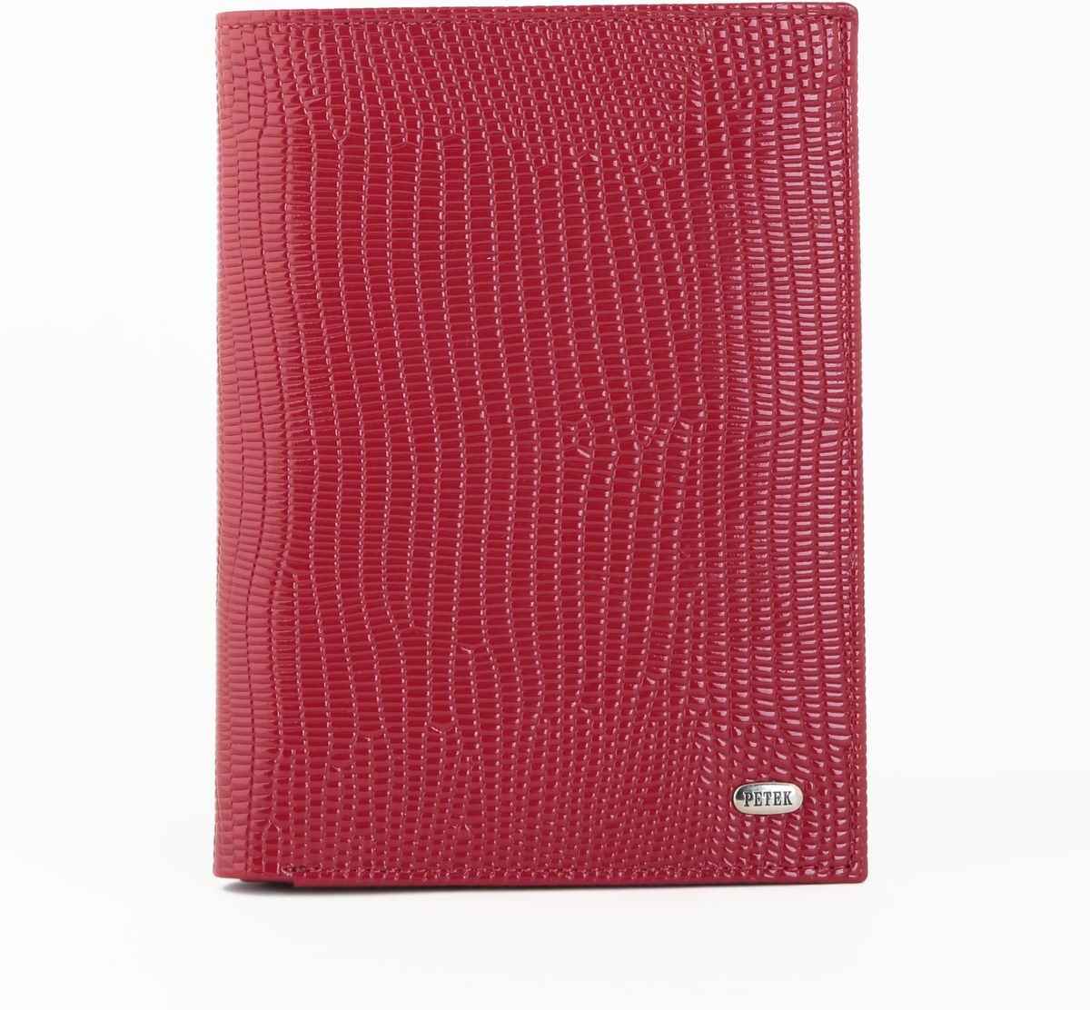 Обложка для паспорта и портмоне мужское Red, цвет: красный. 597.173.10CRUS114-B Обложка для паспорта и портмоне мужское Red, цвет: красный. 597.173.10CRUS114-BОбложка для паспорта и мужское портмоне Red не только поможет сохранить внешний вид ваших документов и защитить их от повреждений, но и станет стильным аксессуаром, идеально подходящим вашему образу. Обложка выполнена из натуральной кожи с тиснением под змею. На внутреннем развороте имеются два отделения для купюр, два прозрачных кармана из мягкого пластика, пять кармашков для пластиковых карт и два вертикальных кармана для бумаг.Обложка для паспорта и мужское портмоне Red станет замечательным подарком человеку, ценящему качественные и практичные вещи.Изделие упаковано в фирменную коробку коричневого цвета с логотипом фирмыPetek.