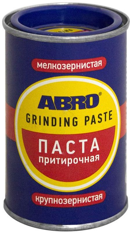 Паста притирочная AbroET-912-20-RD-R Паста притирочная AbroET-912-20-RD-RПритирочная паста обеспечивает получение оптимальной шероховатости обрабатываемой поверхности и повышение производительности работ. Специально разработанный состав для притирки клапанов в двигателях.Содержит крупнозернистую пасту с одной стороны для начальной притирки и мелкозернистую с другой, для окончательной обработки.Может использоваться для полировки никелированных и хромированных деталей.