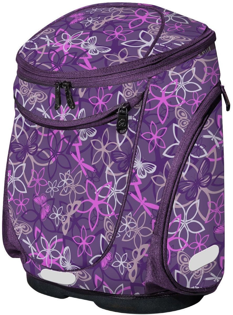 MagTaller Ранец школьный Fancy Blossom72523WD MagTaller Ранец школьный Fancy Blossom72523WDРюкзак школьный Fancy, Blossom- 37х30х18 см - 600D Polyester- принт- жесткий корпус из EVA и эргономичная спина, повторяющая естественный изгиб позвоночника;- дно из EVA надежно защищает содержимое рюкзака от воды и грязи;- регулируемые лямкипозволяют удобно расположить ранец на спине;- основное отделение, с внутренней подвижной перегородкой;- два боковых кармана на молнии;- светоотражающие элементы спереди, сбоку, на плечевых лямках- вес - 890 г