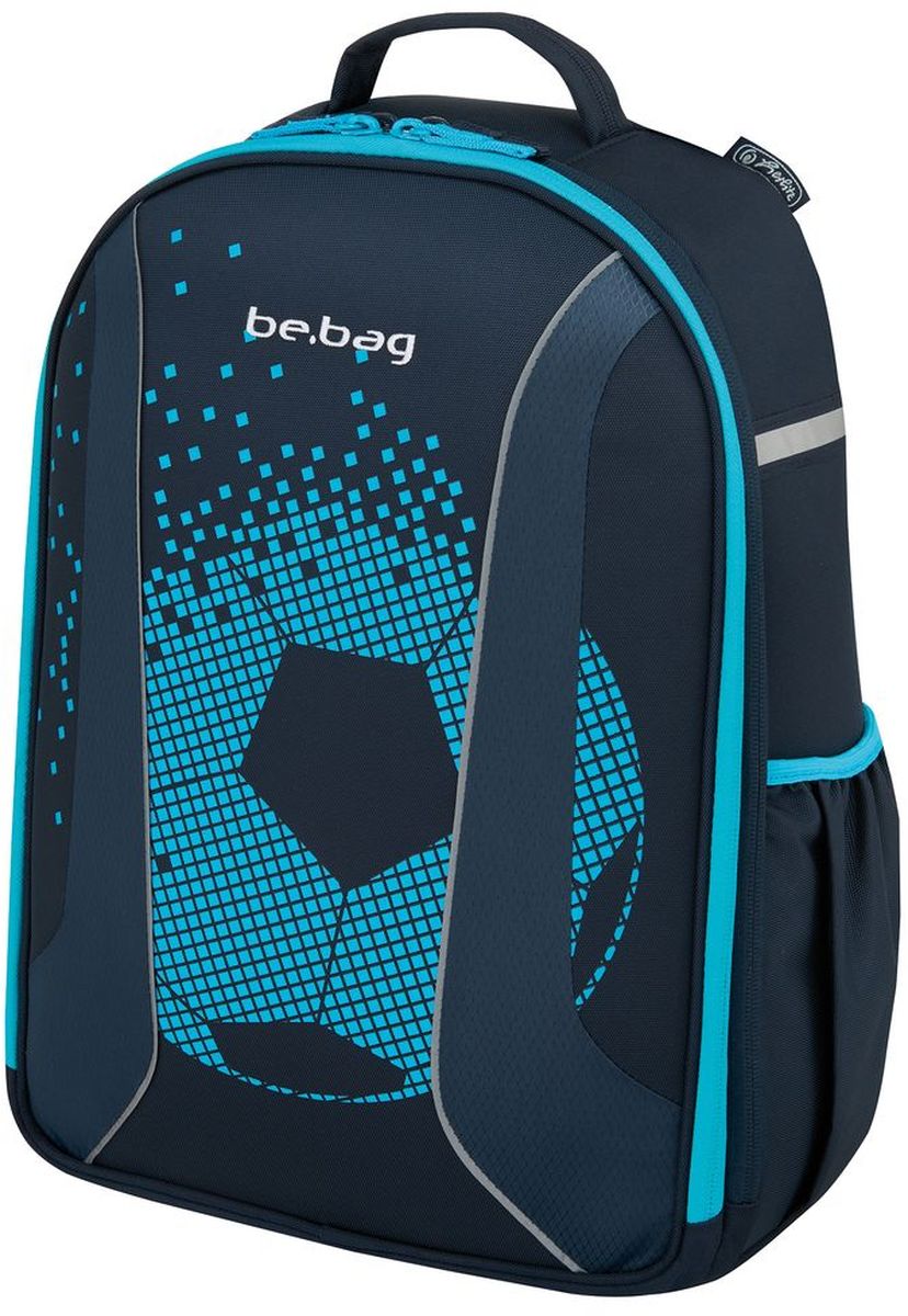 Herlitz Рюкзак школьный Be.Bag Airgo Soccer72523WD Herlitz Рюкзак школьный Be.Bag Airgo Soccer72523WDРюкзак школьный Herlitz Be.Bag Airgo Soccer. Размер: 43 х 32 х 18 см.- прочный корпус из жесткого материала- два больших внутренних отделения- эргономичная спинка - 3-уровневая система регулировки лямок Ergo System ES2 - светоотражатели- органайзер