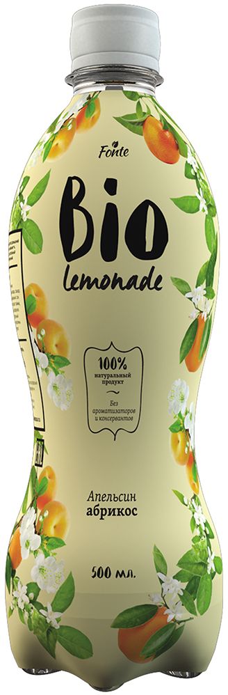 Fonte Bio Lemonade Апельсин-Абрикос, 0,5 л4607050695864 Fonte Bio Lemonade Апельсин-Абрикос, 0,5 л4607050695864Новый газированный напиток Fonte готовится по инновационным технологиям на основе рецептов, проверенных временем. Натуральные компоненты, отсутствие ароматизаторов и консервантов, насыщенный вкус словно только что собранных ягод и фруктов – то, что наверняка не оставит вас равнодушным. Пейте Fonte Bio Lemonade в центре мегаполиса, на загородном отдыхе или дома. Заряжайтесь энергией фруктов!