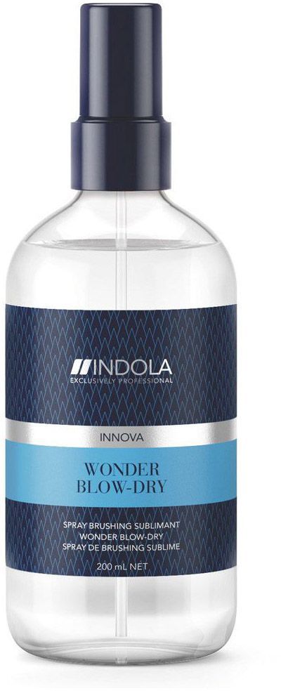 Indola Экспресс-спрей для быстрой сушки волос Wonder Blow-Dry 200 млMP59.3D Indola Экспресс-спрей для быстрой сушки волос Wonder Blow-Dry 200 млMP59.3DИндола Экспресс спрей для быстрой сушки волос. Ускоряет сушку волос, придает блеск и сияние, разглаживает поверхность волос, улучшает расчесываемость и защищает от термовоздействия. Не оставляет налета на волосах. Легкая фиксация, долговременный результат. Для всех типов волос.