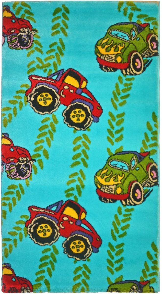 Ковер детский Kamalak Tekstil Внедорожники, 80 х 150 см25051 7_желтый Ковер детский Kamalak Tekstil Внедорожники, 80 х 150 см25051 7_желтыйДетский ковер Kamalak Tekstil изготовлен из высококачественного полипропилена.Полипропилен износостоек, нетоксичен, не впитывает влагу, не провоцирует аллергию. Структура волокна в полипропиленовых коврах гладкая, поэтому грязь не будет въедаться и скапливаться на ворсе. Практичный и износоустойчивый ворс не истирается и не накапливает статическое электричество. Ковер обладает хорошими показателями теплостойкости и шумоизоляции. Оригинальный рисунок позволит гармонично оформить интерьер детской комнаты. За счет невысокого ворса ковер легко чистить. При надлежащем уходе синтетический ковер прослужит долго, не утратив ни яркости узора, ни блеска ворса, ни упругости. Самый простой способ избавить изделие от грязи - пропылесосить его с обеих сторон (лицевой и изнаночной). Влажная уборка с применением шампуней и моющих средств не противопоказана. Хранить рекомендуется в свернутом рулоном виде.
