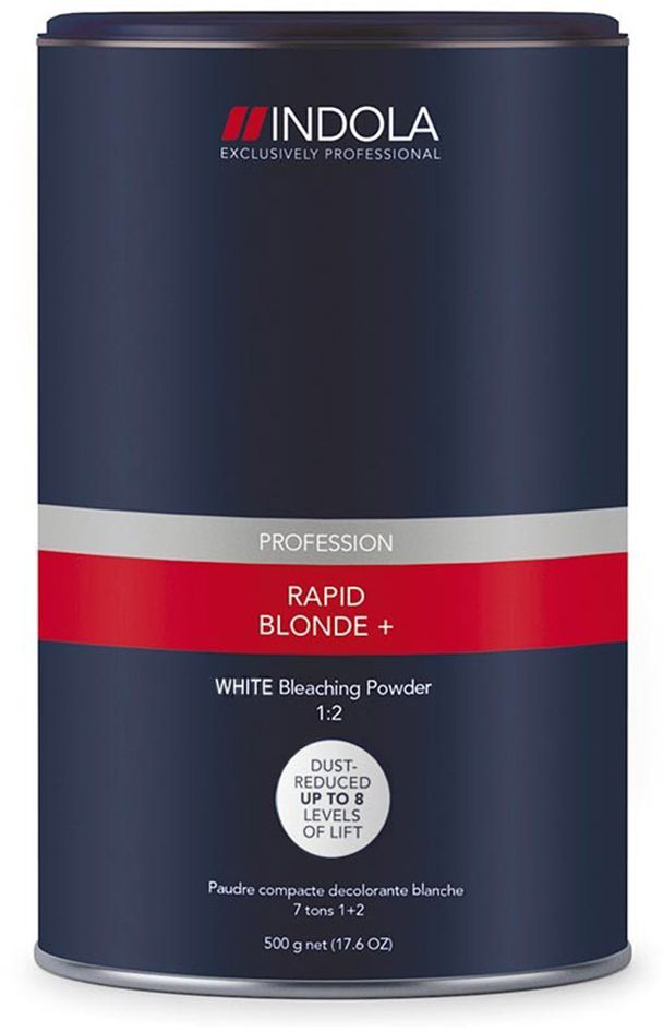 Indola RapidBlond WHITE Порошок обесцвечивающий белый 450 гMP59.4D Indola RapidBlond WHITE Порошок обесцвечивающий белый 450 гMP59.4DПорошок обесцвечивающий белый. Для достижения максимально светлого оттенка блонд на темной базе или на окрашенных волосах. Осветляет до 8 уровней, благодаря уникальной комбинации активных элементов. Высокая нейтрализация остаточной желтизны за счет антижелтых пигментов