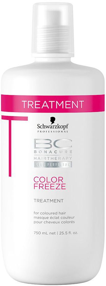 Bonacure Сияние Цвета Маска Color Freeze750 млFS-00103 Bonacure Сияние Цвета Маска Color Freeze750 млFS-00103Интенсивная восстанавливающая маска для окрашенных волос. Защищает и укрепляет окрашенные волосы, удерживает оптимальный уровень pH 4.5, сжимает кутикулярный слой и предотвращает потерю цвета. Обеспечивает глубокий уход, устраняет пушистость и разглаживает поверхность волос, усиливает бриллиантовое сияние. Рекомендуется использовать в комплексе с шампунем BC Color Freeze