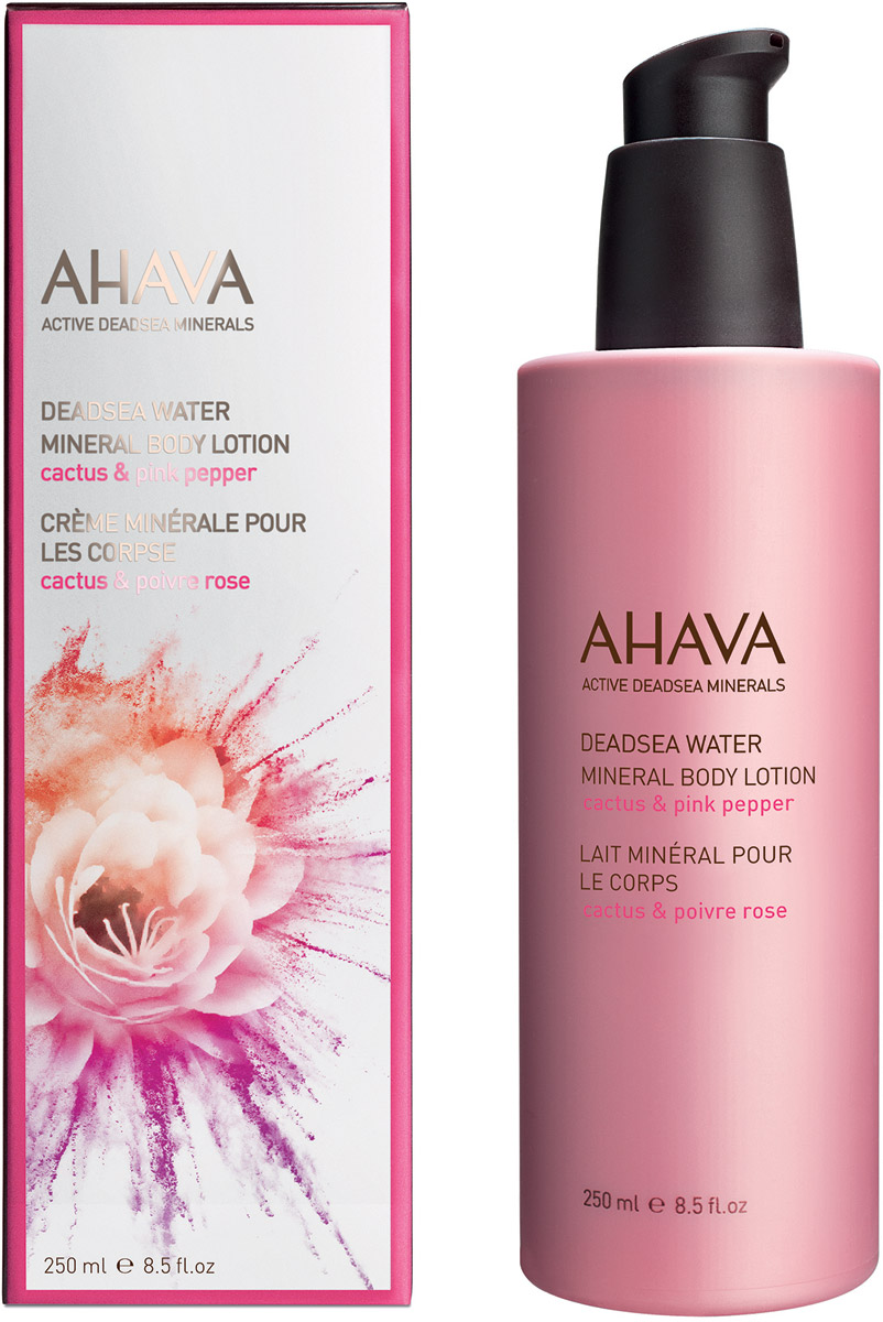 Ahava Deadsea Water М Минеральный крем для тела кактус и розовый перец 250 мл87815065 Ahava Deadsea Water М Минеральный крем для тела кактус и розовый перец 250 мл87815065Мягкий крем для тела, содержащий Osmoter™ и питательные растительные элементы, повышающие уровень увлажненности кожи и придающие ей комфорт и приятные ощущения на весь день. Быстро впитывается, идеально подходит для утреннего нанесения и использования.