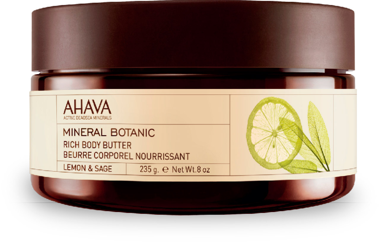 Ahava Mineral Botanic Насыщенное масло для тела лимон и шалфей 235 грFS-00897 Ahava Mineral Botanic Насыщенное масло для тела лимон и шалфей 235 грFS-00897Насыщенное масло для тела на базе масел дерева ши, персика и разнообразных трав, а также комплекса Osmoter™ и лимона и шалфея для интенсивного увлажнения, немедленного разглаживания и размягчения кожи. Лимон и шалфей: Цедра лимона делает кожу более чистой.