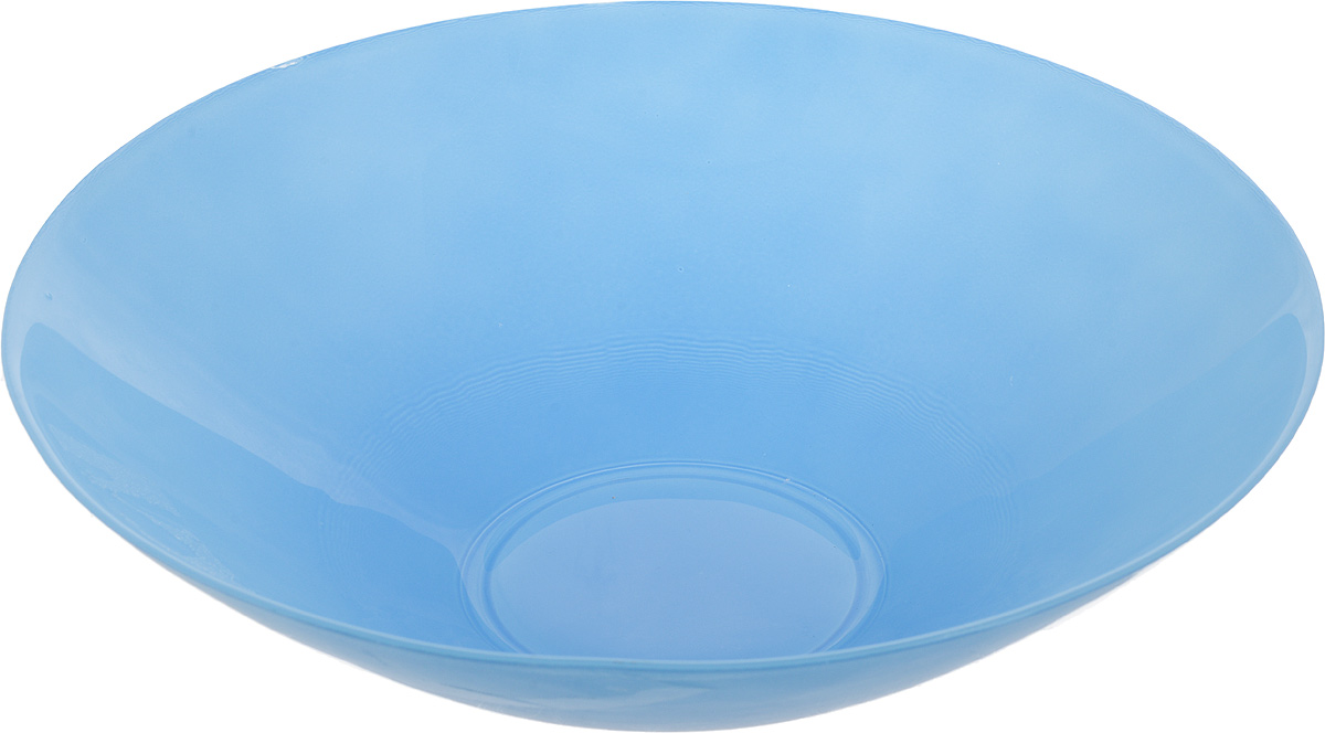Салатник NiNaGlass Голландия, цвет: голубой, диаметр 25 см54 009312 Салатник NiNaGlass Голландия, цвет: голубой, диаметр 25 см54 009312Салатник NiNaGlass Голландия выполнен из высококачественного матового стекла. Салатник идеален для сервировки салатов, овощей, ягод, фруктов, гарниров и многого другого. Он отлично подойдет как для повседневных, так и для торжественных случаев.Такой салатник прекрасно впишется в интерьер вашей кухни и станет достойным дополнением к кухонному инвентарю. Диаметр салатника (по верхнему краю): 25 см. Высота стенки: 7,5 см.