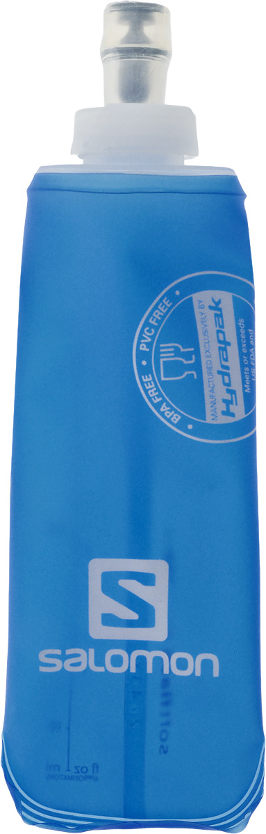 Бутылка спортивная Salomon Soft Flask, 250 млVT-1520(SR) Бутылка спортивная Salomon Soft Flask, 250 млVT-1520(SR)Бутылка Salomon Soft Flask изготовлена из 100% мягкого термополиуретана. Изделие предназначено для использования во время занятий спортом. Бутылка сжимается, когда вы из нее пьете, тем самым уменьшая колебание воды. Благодаря специальной насадке вы не прольете ни капли мимо. Изделие снабжено отметками литража.