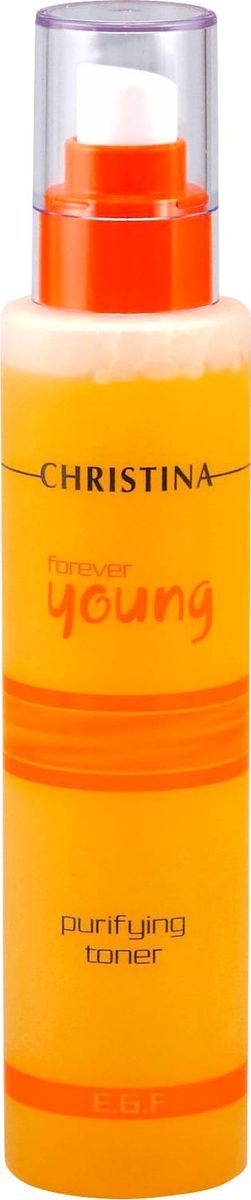 Christina Очищающий тоник Forever Young Purifying Toner 300 млFS-00897 Christina Очищающий тоник Forever Young Purifying Toner 300 млFS-00897Очищающий тоник Christina Forever Young Purifying Toner не содержит спирта. Ботанические очищающие ингредиенты полностью удаляют с кожи грязь, остатки макияжа, излишки жира, придают ей свежий и увлажненный вид на долгое время. Тоник восстанавливает естественный уровень pH, оказывает поросуживающий эффект.После применения тоника от Christina кожа становится свежей и нежной.
