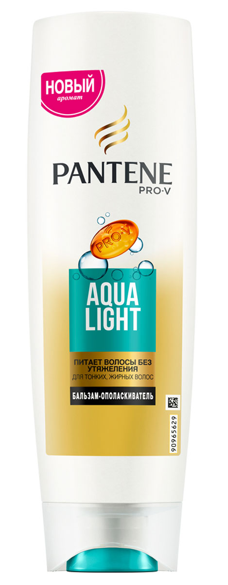 Pantene Pro-V Бальзам-ополаскиватель Aqua Light, для тонких и склонных к жирности волос, 360 млFS-00897 Pantene Pro-V Бальзам-ополаскиватель Aqua Light, для тонких и склонных к жирности волос, 360 млFS-00897Бальзам-ополаскиватель Pantene Pro-V Aqua Light обладает легкой кондиционирующей формулой, специально разработанной для тонких волос, склонных к жирности. Входящие в его состав микровещества укрепляют и питают тонкие волосы, не утяжеляя их. Для наилучших результатов используйте с шампунем и средствами по уходу за волосами Aqua Light.