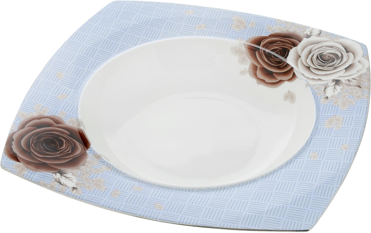 Тарелка глубокая Дэниш, 25 x 25 см54 009312 Тарелка глубокая Дэниш, 25 x 25 см54 009312Глубокая тарелка Дэниш, выполненная из высококачественного фарфора, предназначена для подачи супов и других жидкихблюд. Она прекрасно впишется в интерьер вашей кухни и станет достойным дополнением к кухонному инвентарю.