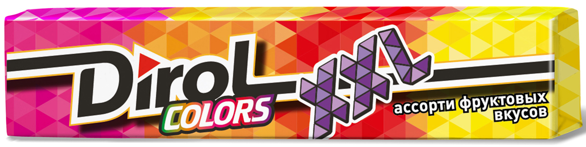 Dirol Colors XXL ассорти фруктовых вкусов жевательная резинка без сахара, 19 г0120710 Dirol Colors XXL ассорти фруктовых вкусов жевательная резинка без сахара, 19 г0120710Общеизвестно, что древние греки использовали смолу мастичного дерева или пчелиный воск, чтобы освежить дыхание и очистить зубы от остатков еды. Племена Майя наслаждались жеванием каучука. На севере Америки индейцы наслаждались подобием жевательной резинки - смолы хвойных деревьев, предварительно выпаренной на костре. В Сибири пользовалась популярностью сибирская смолка, с её помощью чистили зубы и укрепляли десны. В Европе зарождение жевательной культуры обозначено в 16 веке благодаря завезенному из Вест-Индии табаку. Затем жвачка появилась в Соединенных Штатах. Вплоть до 19 века попытки внедрить воск, парафин вместо жевательного табака терпели крах. Пищевая ценность в 100 г: белки 0,5 г, углеводы 71,2 г, жиры 4 г.Энергетическая ценность: 225 ккал.