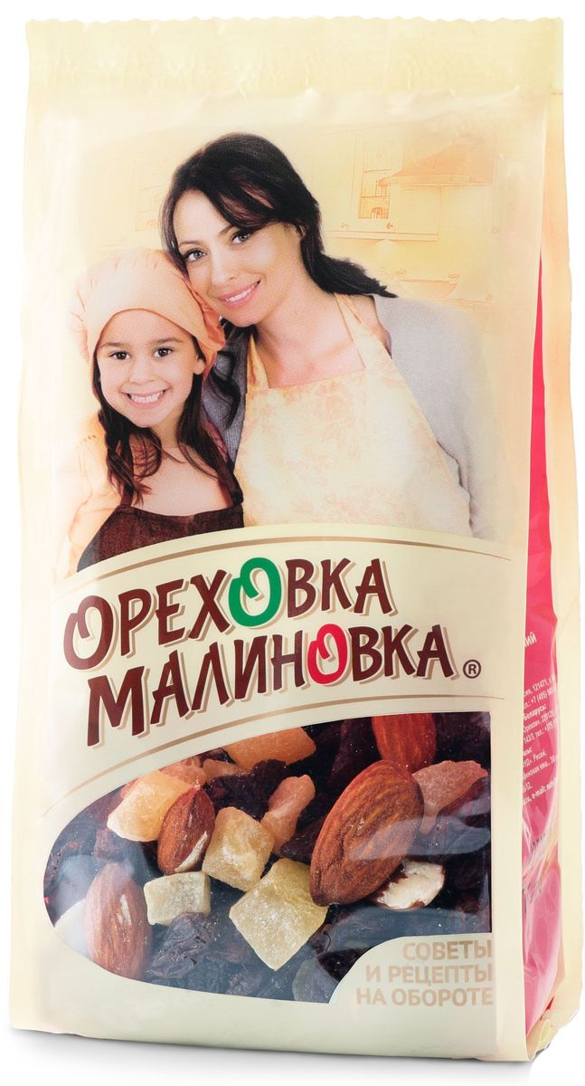 Ореховка-Малиновка смесь ассорти, 75 г0120710 Ореховка-Малиновка смесь ассорти, 75 г0120710Смесь из сушеных фруктов и ягод станет любимым ингредиентом в вашей выпечке. Пирог с ананасом, изюмом и папайей украсят банановые чипсы. Семья будет в восторге.