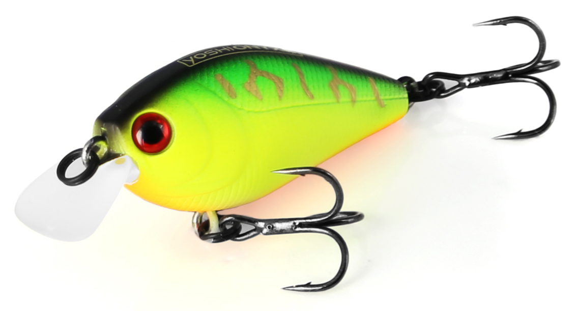 Воблер Yoshi Onyx Shi Crank-38F, 4,2 г, цвет: Matte Tiger. Y-32689712 Воблер Yoshi Onyx Shi Crank-38F, 4,2 г, цвет: Matte Tiger. Y-32689712Новый кранк от Yoshi Onyx обладает высокой плавучестью, но после начала проводки быстро выходит на рабочий горизонт в один метр. Частые колебания невысокой амплитуды, распространяясь в воде, призывают хищника к атаке. Приманка оснащена двумя острейшими тройниками Owner, которые не позволят рыбе остаться безнаказанной.• Высококачественная японская фурнитура OWNER • Универсальный размер приманки для голавля и форели • Реалистичное исполнение с самыми популярными расцветками