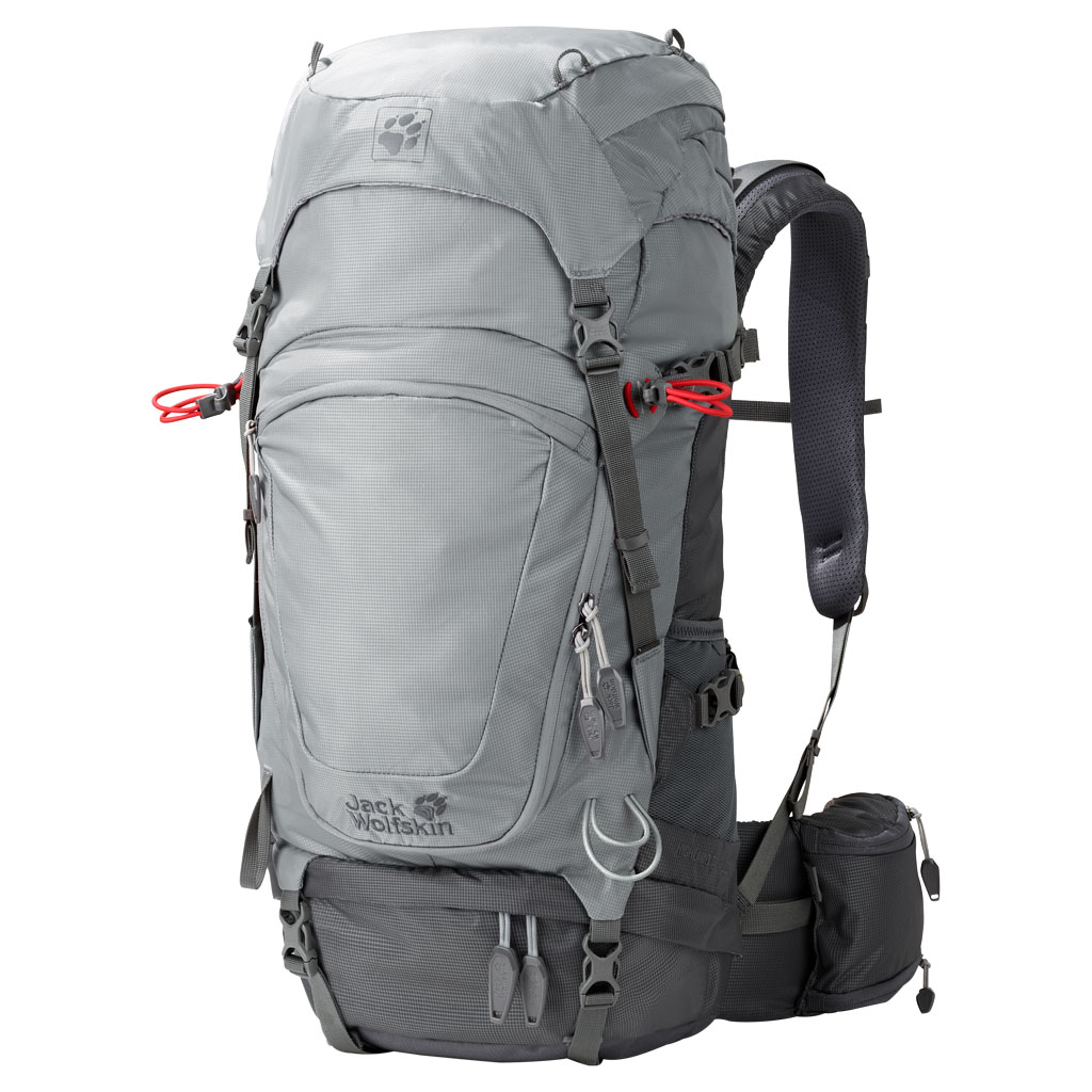 Рюкзак туристический Jack Wolfskin Highland Trail 36, цвет: серый. 2004631-60382004631-6038 Рюкзак туристический Jack Wolfskin Highland Trail 36, цвет: серый. 2004631-60382004631-6038Рюкзак туристический Jack Wolfskin идеально сидит и превосходно вентилируется, подходит как для однодневных, так и для многодневных походов. Для высокого уровня комфорта при ношении использована поддерживающая система. Она полностью ориентирована на высокий контроль нагрузки при большой подвижности. За счет минимизации контактных поверхностей мы добиваемся максимальной вентиляции. В путешествии с Highland Trail 36 ваше снаряжение всегда хорошо организовано. Клапанное отделение можно регулировать по высоте или полностью отстегнуть. Для облегчения доступа рюкзак оснащен застежкой-молнией по кругу. На поясном ремне расположены дополнительные карманы, один из которых можно использовать как футляр для бутылки.