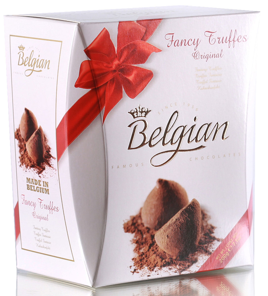 The Belgian Трюфели в какао пудре оригинальные, 200 г7.37.20 The Belgian Трюфели в какао пудре оригинальные, 200 г7.37.20В привлекательном аромате конфет доминируют оттенки какао. Насыщенный шоколадный вкус трюфелей обладает изысканной и пикантной горчинкой, которую конфетам придают хрустящие кусочки какао-бобов и присыпка из натурального какао-порошка.