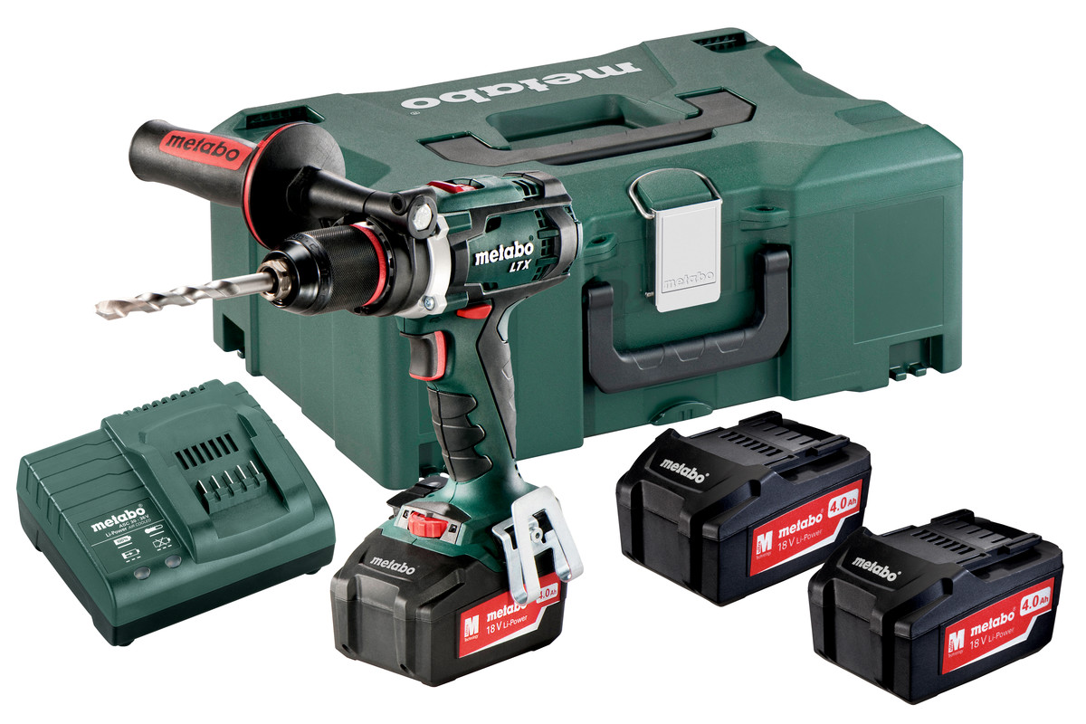 Дрель-шуруповерт аккумуляторная Metabo BS 18 LTX Impuls. Metalock72/14/11 Дрель-шуруповерт аккумуляторная Metabo BS 18 LTX Impuls. Metalock72/14/11Дрель-шуруповерт аккумуляторная Metabo BS 18 LTX Impuls. Metalock имеет подключаемый импульсный режим для выкручивания прочно сидящих винтов и засверливания на гладких поверхностях. Мощный 4-полюсный двигатель Metabo 4 для быстрого сверления и заворачивания. Защита от перегрузок: предохраняет двигатель от перегрева. Шпиндель с внутренним шестигранником для бит-насадок позволяет работать без сверлильного патрона. Шейка зажима диаметром 43 мм для универсального применения. Дрель имеет встроенную подсветку для освещения рабочего места. Прочный корпус редуктора из литого под давлением алюминия для оптимального отведения тепла и долговечности. Также дрель имеет практичный крючок для ношения на ремне и отделение для насадок, с фиксацией по выбору справа или слева. Аккумуляторные блоки с индикацией уровня заряда. Технология Ultra-M обеспечивает максимальную мощность, бережную зарядку, оптимальное использование энергии и длительный срок службы.Тип аккумуляторного блока: литиево-ионный.Напряжение аккумуляторного блока: 18 В.Емкость аккумуляторного блока: 4 Ah.Максимальный мягкий крутящий момент: 55 Нм.Импульсный момент: 60 Нм.Максимально жесткий крутящий момент:110 Нм.Вибрация:Сверление металла: 2.5 м/с2.Погрешность измерения K: 1.5 м/с2.Безударное завинчивание: 2.5 м/с2.Погрешность измерения K: 1.5 м/с2.Звуковая эмиссия: Уровень звукового давления: 80 дБ(А).Уровень звуковой мощности (LwA): 91 дБ(А).Погрешность измерения K: 3 дБ(А).