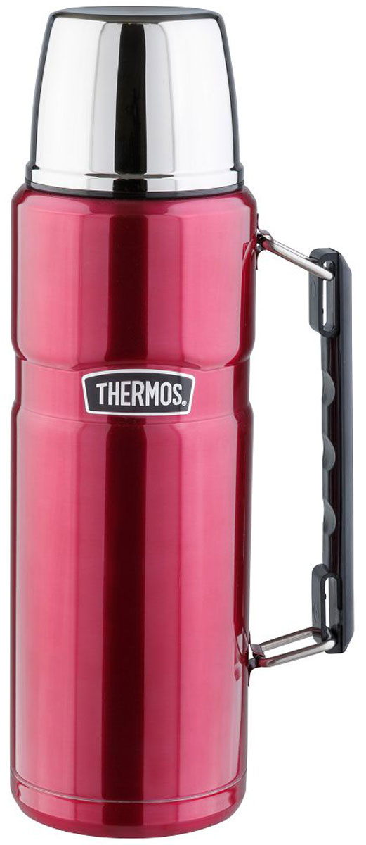 Термос Thermos, цвет: малиновый, 1,2 л. SK 2010WS 7064 Термос Thermos, цвет: малиновый, 1,2 л. SK 2010WS 7064Стиль, заданный самим названием серии King, подчеркивается благородством цветовых решений, используемых в этой модельной линии. Модель выделяется складной ручкой, созданной для удобного размещения в багаже и полноразмерной чашкой, выполненной из нержавеющей стали. Термос оснащен герметичной поворотной пробкой, позволяющий выливать жидкость, не отвинчивая пробку полностью.Объем: 1,2 л.