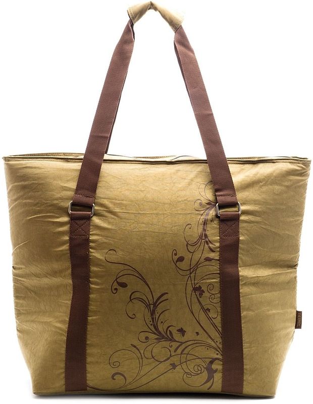 Термосумка Thermos Freezer Tote, цвет: коричневый, 27 лAS 25 Термосумка Thermos Freezer Tote, цвет: коричневый, 27 лAS 25Складная сумка-термос Freezer Tote легкая и компактная, она используется во время совершения покупок для сохранения свежести и температуры продуктов. Сумка выполнена в серой цветовой гамме с розовой декоративной отстрочкой и растительным орнаментом. Переносить сумку можно держа ее не только в руках, но и на плече. Застежка молния создает необходимые условия для изоляции, а внутренний изолирующий слой позволяет сохранить температуру и свежесть продуктов длительное время.Объем: 27 л.