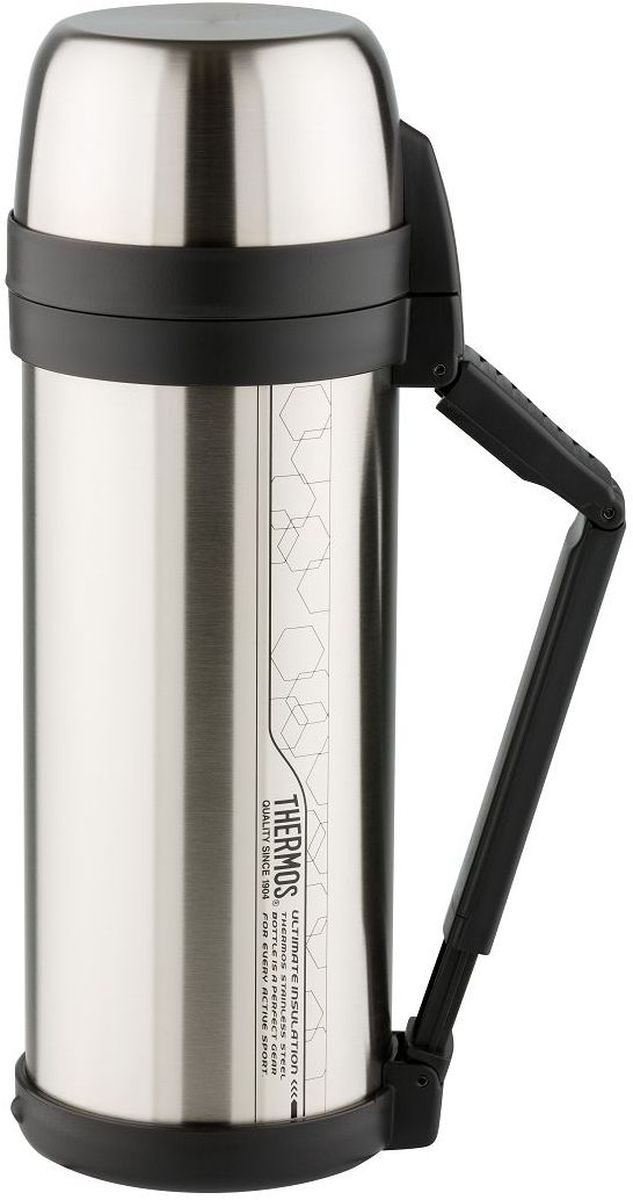 Термос Thermos, цвет: стальной, 2 л. FDH923653 Термос Thermos, цвет: стальной, 2 л. FDH923653Термос из нержавеющей стали FDH очень легкий и компактный. Он предназначен для длительного сохранения температуры горячего и холодного до 36 часов.Такие показатели возможны благодаря технологии производства глубокого вакуума. Термос имеет широкое горло, он предназначен для еды и напитков.Для удобства переноски есть складная ручка и ремень.Термос укомплектован дополнительной пластиковой чашкой. Объем: 2 л.