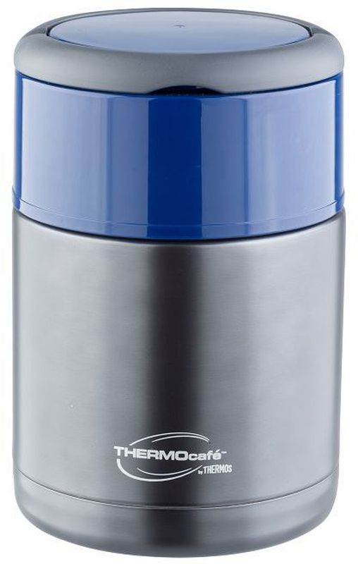 Термос для еды Thermocafe By Thermos, цвет: серый, 0,8 л. TS3506115510 Термос для еды Thermocafe By Thermos, цвет: серый, 0,8 л. TS3506115510Термос для еды Thermocafe By Thermos с широкоим горлом очень удобен в путешествиях.Сверху крышки - две складывающиеся ручки. На пробке предусмотрен клапан-кнопка для спуска воздуха и как следствие, более легкого открытия крышки. Если подпустить воздух под закручивающуюся крышку, то термос легко откроется.Объем: 800 мл.