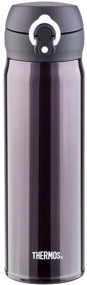 Термос Thermos, цвет: черный матовый, 500 мл. JNL-502WS 7064 Термос Thermos, цвет: черный матовый, 500 мл. JNL-502WS 7064Термос JNL-502 это суперлегкий и супертонкий термос, выполненный из стали, он весит всего 210 г.У термоса имеется фиксатор от случайного открытия, крышка откидывается полностью и фиксируется. Он также подходит для автомобильных держателей.Объем: 500 мл.