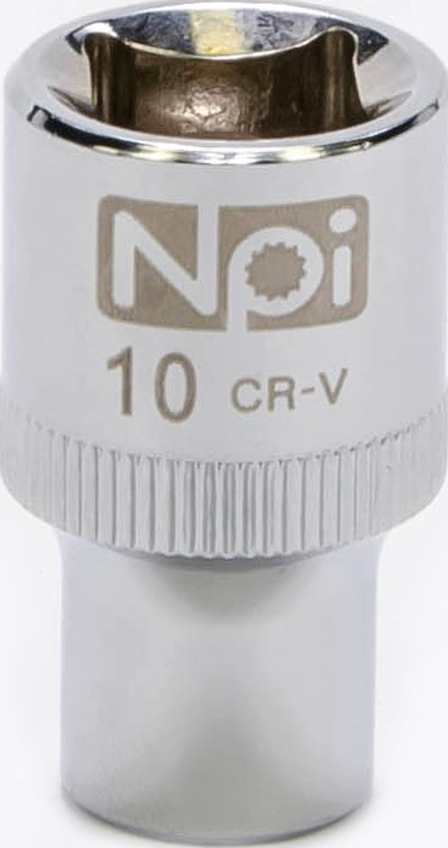 Головка торцевая NPI SuperLock, 1/2, 10 ммCA-3505 Головка торцевая NPI SuperLock, 1/2, 10 ммCA-3505Торцевая головка NPI выполнена из высокопрочная хром-ванадиевой стали и применяется с гайковертами, трещетками, воротками. Торцевая головка выполнена по технологии Суперлок. Торцевая головка обеспечивает максимальный крутящий момент по отношению к резьбе и выдерживает ударные нагрузки. Размер ключа (метрический): 10 мм.Размер ключа (дюймы): 1/2 .Посадочный размер: 1/2.Длина головки: 38 мм.