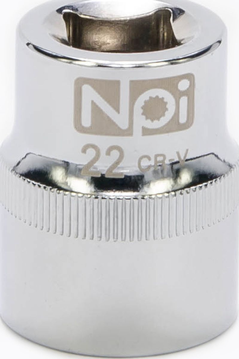 Головка торцевая NPI SuperLock, 1/2, 22 ммCA-3505 Головка торцевая NPI SuperLock, 1/2, 22 ммCA-3505Торцевая головка NPI выполнена из высокопрочная хром-ванадиевой стали и применяется с гайковертами, трещетками, воротками. Торцевая головка выполнена по технологии Суперлок. Торцевая головка обеспечивает максимальный крутящий момент по отношению к резьбе и выдерживает ударные нагрузки. Размер ключа (метрический): 22 мм.Размер ключа (дюймы): 1/2 .Посадочный размер: 1/2.Длина головки: 38 мм.