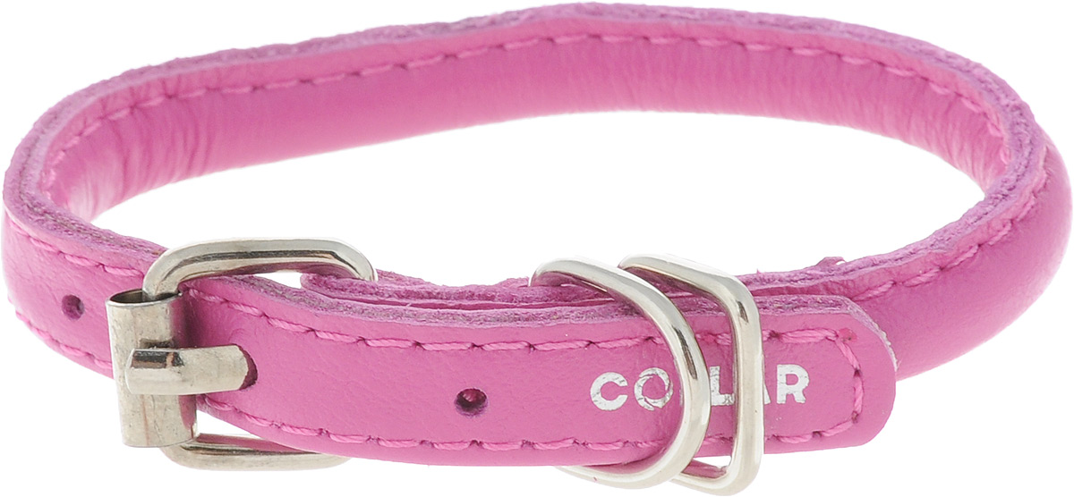 Ошейник для собак CoLLaR Glamour, цвет: розовый, диаметр 6 мм, обхват шеи 17-20 см0120710 Ошейник для собак CoLLaR Glamour, цвет: розовый, диаметр 6 мм, обхват шеи 17-20 см0120710Ошейник для собак CoLLaR Glamour, выполненный из натуральной кожи, устойчив к влажности и перепадам температур. Крепкие металлические элементы делают ошейник надежным и долговечным.Изделие отличается высоким качеством, удобством и универсальностью.Размер ошейника регулируется при помощи пряжки, зафиксированной на одном из 3 отверстий. Минимальный обхват шеи: 17 см. Максимальный обхват шеи: 20 см. Диаметр ошейника: 6 мм.