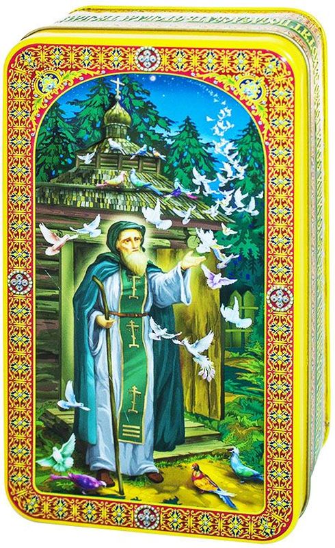 Шкатулка подарочная Сергий Радонежский и голуби черный листовой чай РЕКОЕ, 100 г101246 Шкатулка подарочная Сергий Радонежский и голуби черный листовой чай РЕКОЕ, 100 г101246Черный чай повышает иммунитет, улучшает работу нервной системы, тонизирует и является хорошим антиоксидантом. При регулярном употреблении черного чая, организм очищается от плохого холестерина. Черный чай способен уменьшать головную боль и снять усталость.