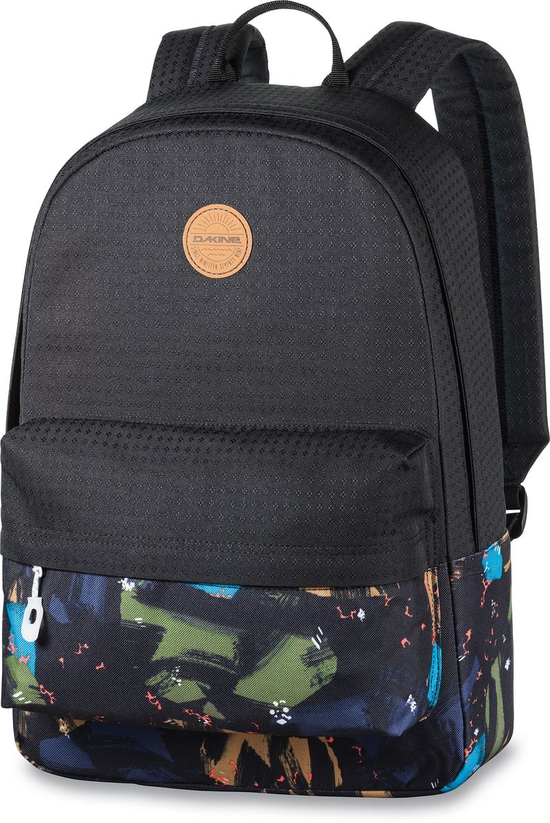 Рюкзак городской Dakine 365 Pack, цвет: черный, мультиколор, 21 л00127056 8130085 Рюкзак городской Dakine 365 Pack, цвет: черный, мультиколор, 21 л00127056 8130085Городской рюкзак Dakine 365 Pack выполнен извысококачественного полиэстера, имеет вместительноеосновное отделение, в которое с легкостью помещаетсяпапка формата A4. В рюкзаке имеется встроенноеусиленное отделение для ноутбука и является отличнымвариантом для учебы и отдыха! Вместительный карманорганайзер с внутренним кармашком для телефона,фронтальный карман на молнии, два боковых кармана длянапитков или мелочей - максимальная функциональность.Идеально подходит для ежедневных прогулок иприключений.