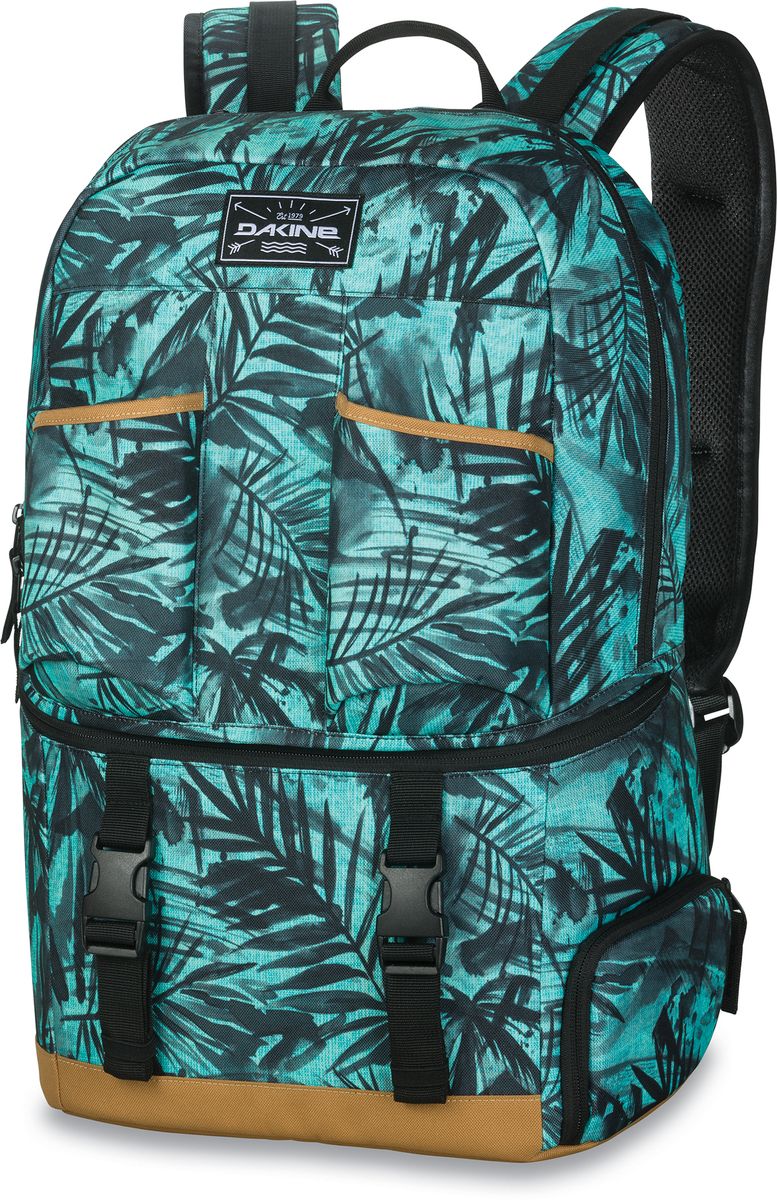 Рюкзак-термос Dakine Party Pack, цвет: бирюзовый, черный, 28 л00126939 10001252 Рюкзак-термос Dakine Party Pack, цвет: бирюзовый, черный, 28 л00126939 10001252Рюкзак-термос Dakine Party Pack выполнен из полиэстера. Модель с термоизолированнымотделением и внутренним карманом на молнии.Имеется флисовое отделение для очков и регулируемый нагрудный ремень. Дышащие лямки регулируются по длине.
