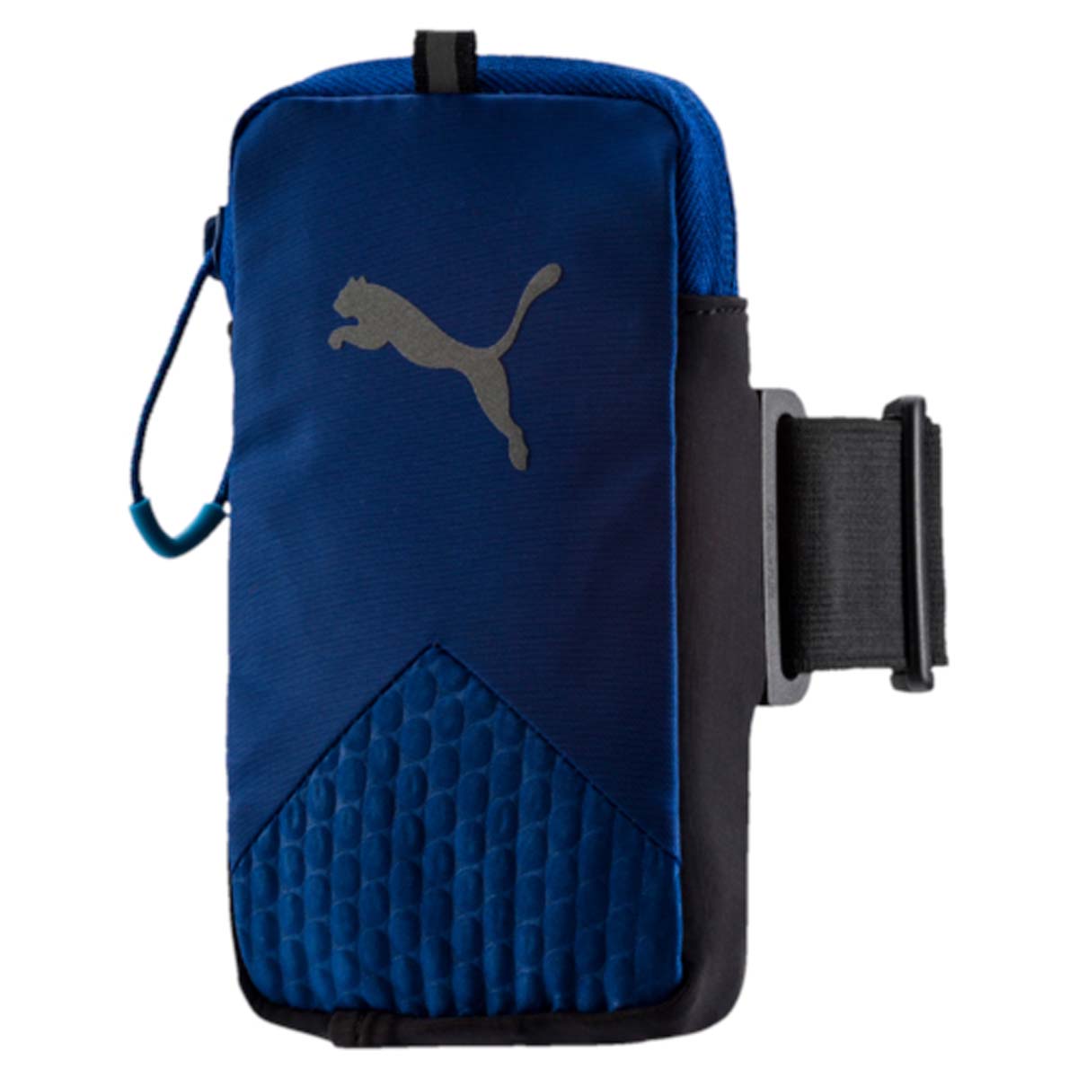 Сумка-чехол для моб устройств Puma Pr Arm Pocket, цвет: синий. 05314202GG-770 Сумка-чехол для моб устройств Puma Pr Arm Pocket, цвет: синий. 05314202GG-770Чехол на руку PR Arm Pocket - это незаменимый аксессуар для спортсменов и людей, ведущих активный образ жизни. Изделие предназначено для ношения смартфона. Оно крепится к плечу на эластичном ремне и оснащено специальным выходом для подключения наушников или гарнитуры. Подходит для электронных устройств размером 8 см x 14 см. Основное отделение на застежке-молнии. У модели сетчатая вставка на задней части, выход для аудио-кабеля, светоотражающие шнурки на застежках-молниях, светоотражающий логотип бренда.