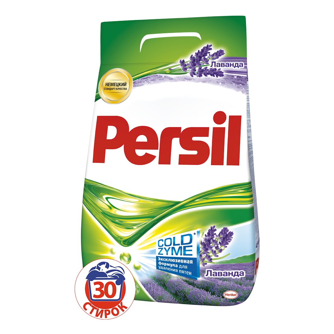 Стиральный порошок Persil Лаванда 4,5 кгS03301004 Стиральный порошок Persil Лаванда 4,5 кгS03301004Persil Лаванда - стиральный порошок с инновационной формулой, которая содержит активные капсулы пятновыводителя.Капсулы пятновыводителя быстро растворяются в воде и начинают действовать на пятно уже в самом начале стирки. Благодаря инновационной формуле, а именно эксклюзивному компоненту, Persil Лаванда отлично удаляет даже сложные пятна. Кроме того, Persil Лаванда сделает Ваше белье белоснежным и придаст ему свежий цветочный аромат. Persil Лаванда для безупречной чистоты Вашего белья.Состав: 5-15% анионные ПАВ, кислородсодержащий отбеливатель;Товар сертифицирован.