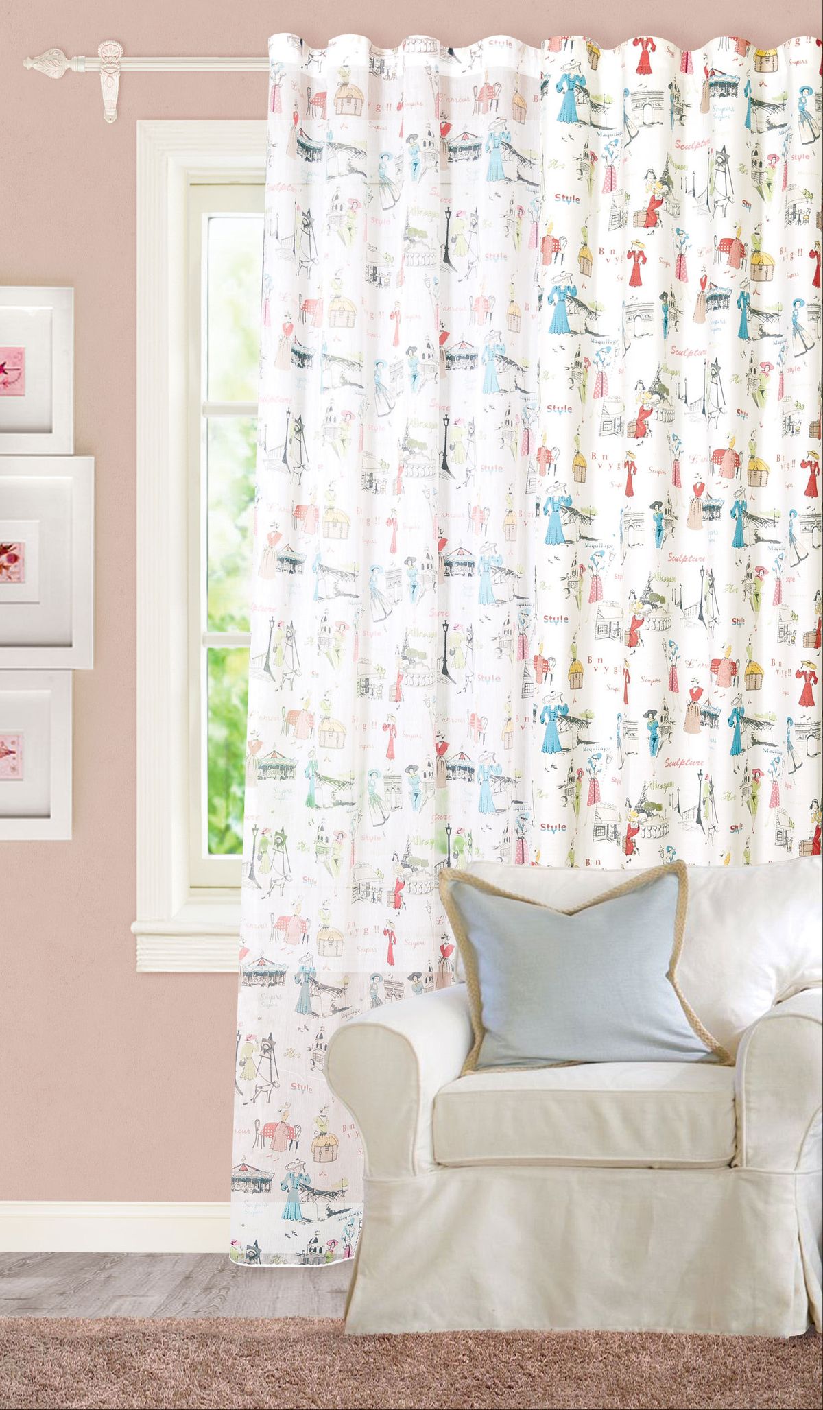 Штора Garden, на ленте, портьерная, цвет: белый, 200х260 см. С 8189 - W1687 V12_белый704469 Штора Garden, на ленте, портьерная, цвет: белый, 200х260 см. С 8189 - W1687 V12_белый704469Изящная штора Garden выполнена из плотной ткани. Приятная текстура и цвет привлекут к себе внимание и органично впишутся в интерьер помещения. Штора крепится на карниз при помощи ленты, которая поможет красиво и равномерно задрапировать верх.