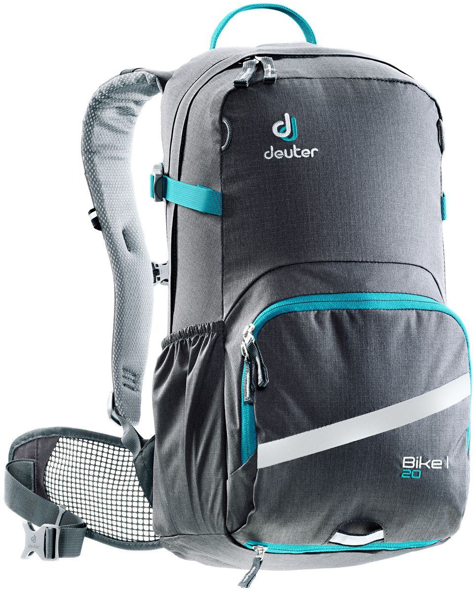 Рюкзак Deuter Bike I 20, цвет: темно-серый, 20 л3203317_4331 Рюкзак Deuter Bike I 20, цвет: темно-серый, 20 л3203317_4331Deuter представляет новый велорюкзак в классическом дизайне, который выглядит как предок этого рюкзака 25 летней давности. Но при этом новый Bike I выполнен по современным технологиями и с использованием лучших материалов. Рюкзак отлично подойдет для однодневных поездок на природе или в городе. Особенности: - съемный держатель для шлема;- чехол от дождя на молнии;- удобные плечевые лямки с мягкими краями Soft-Edge;- съемный, складывающийся дождевик;- компрессионные ремни;- большой карман на молнии с органайзером и карабином для ключей и отделениями для мобильного телефона, бумажника, инструментов и т.д.;- легкодоступное отделение на молнии для смартфона или карты на задней стороне;- эластичные боковые карманы;- большие 3M отражающие полосы на переднем кармане;- светоотражающая петля для габаритного фонарика;- отделение для влажной одежды;- совместимость с питьевой системой. Вес: 880 г.Объем: 20 л.Размеры: 50 x 25 x 21 см. Материал: Duratex Bright / Ripstop-Polytex.